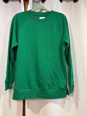 Colsie oversized Classic Green Crewneck Sweatshirt